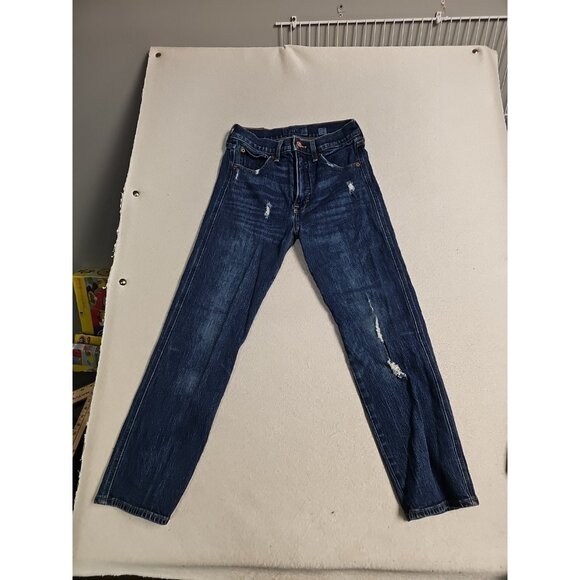 Lucky Brand Authenic Straight Crop  Jeans Distressed Womens Size 2/26 - Picture 1 of 8